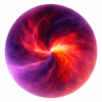 Detachment personality color orb (purple, magenta, red-orange)